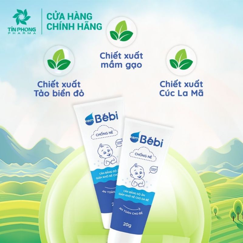 Kem Bebi Em Bé Chống Nẻ Tuyb 20g