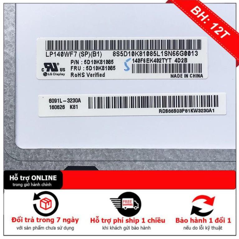 [BH12TH] Màn Hình Cho Lenovo T490 T495 | BigBuy360 - bigbuy360.vn