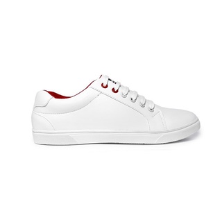 Giày sneaker bata nam trắng màu đen dã khâu full đế
