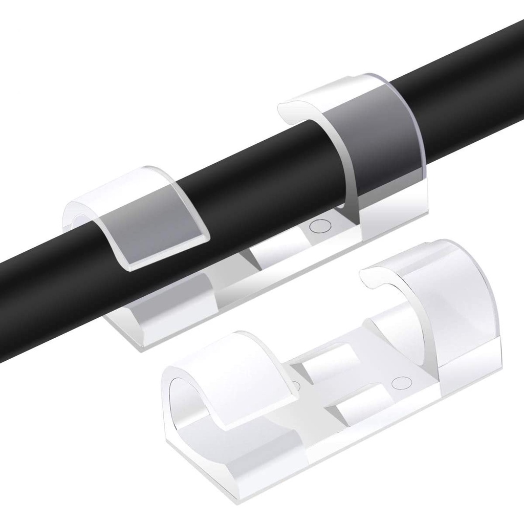 Set 20 phụ kiện cố định dây cáp sắp xếp gọn gàng tiện lợi