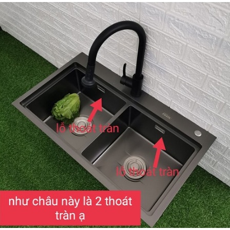 Bộ Xiphong Thoát Nước Chậu Rửa Chén Bát Kiểu Kín