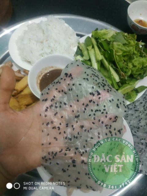 1kg Bánh tráng mè đen Phan Rang hiệu Đăng Thiên