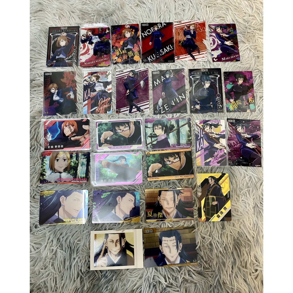 Tổng Hợp Card Bo góc Chú Thuật Hồi Chiến - Thẻ bài Jujutsu Kaisen