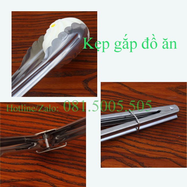 Kẹp Gắp Đồ Ăn Chuyên Dụng Chất Liệu Thép Không Gỉ Chiều Dài 29cm