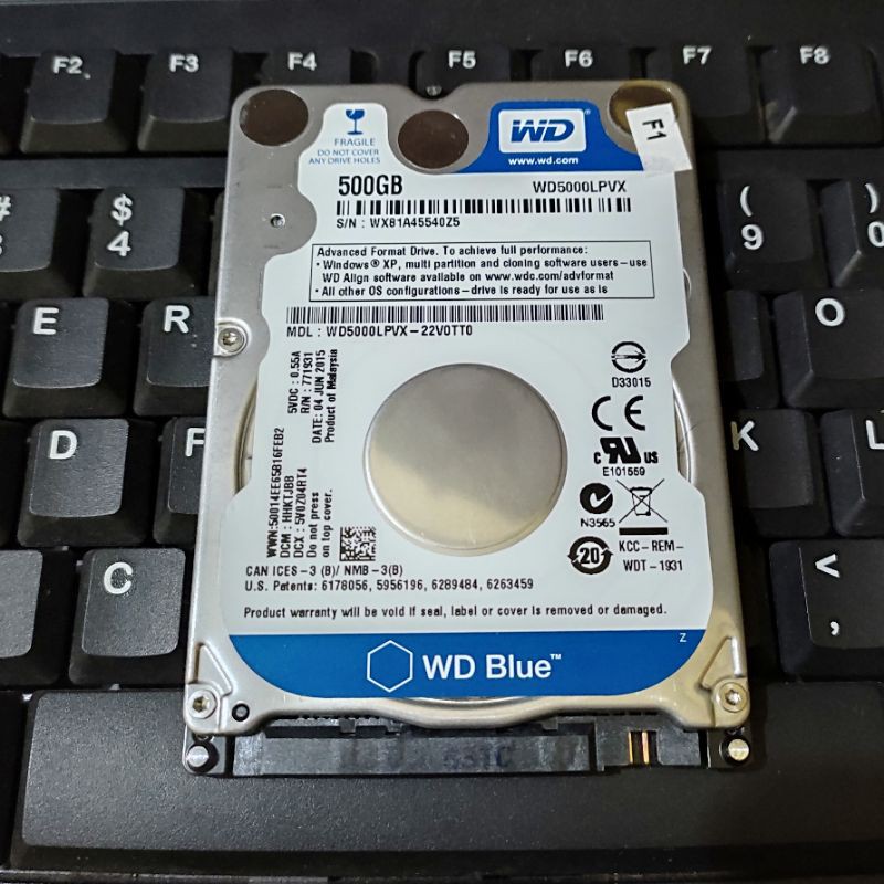 Ổ Cứng Laptop Mỏng 500gb