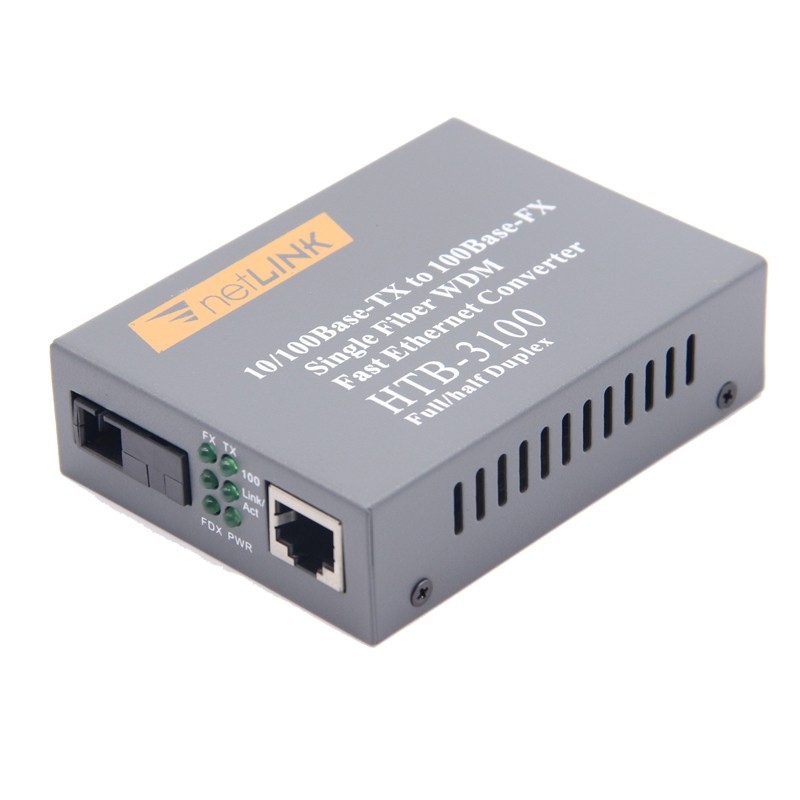 [RẺ NHẤT] Converter quang💥FREESHIP💥 Bộ Chuyển Đổi Quang Điện Netlink HTB 3100 AB 25Km, Cặp 2 Converter quang - SẴN HÀNG