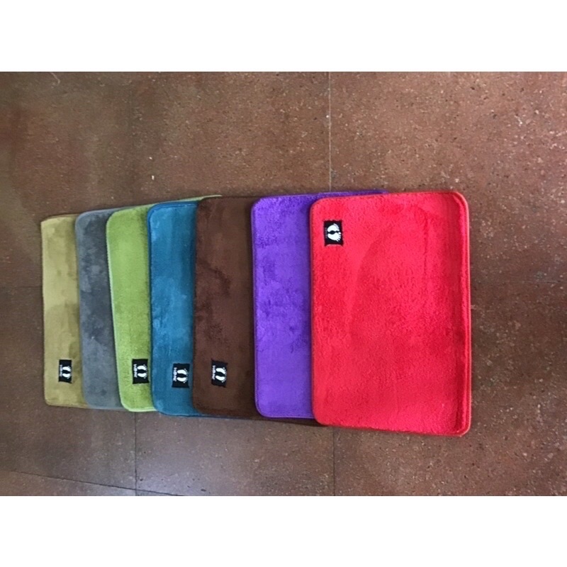 Thảm Lau Chân In Bàn Chân Thấm Hút Nhanh Tốt Chống Trơn Trượt 40-60cm