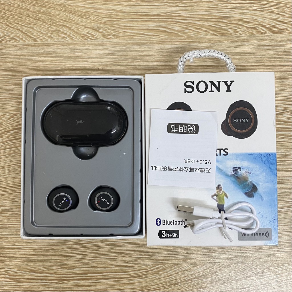 Tai nghe Bluetooth Sony sport TWS - D76 Rất ấm Bass - treble rõ ràng  hỗ trợ đàm thoại hai chiều