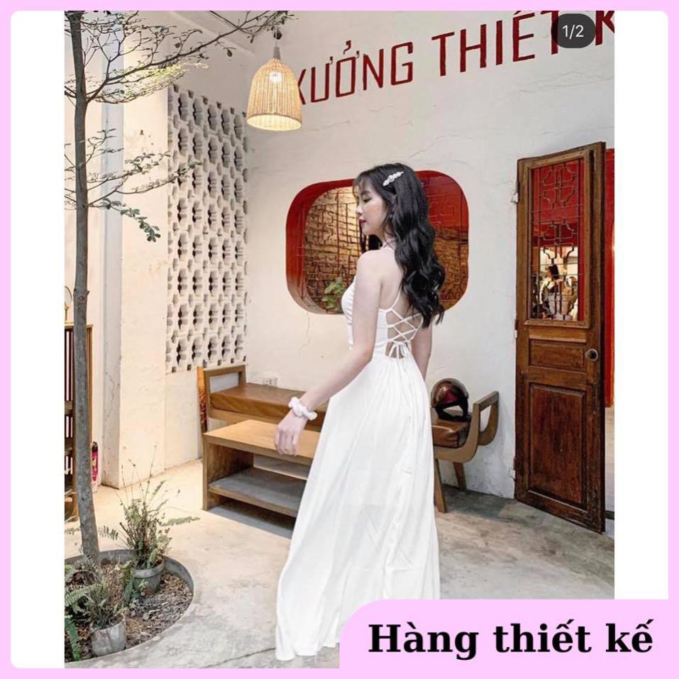 ( Hàng cao cấp ) Đầm Maxi Đi Biển Đan Lưng Dáng Dài Cao Cấp [KÈM ẢNH THẬT] | BigBuy360 - bigbuy360.vn
