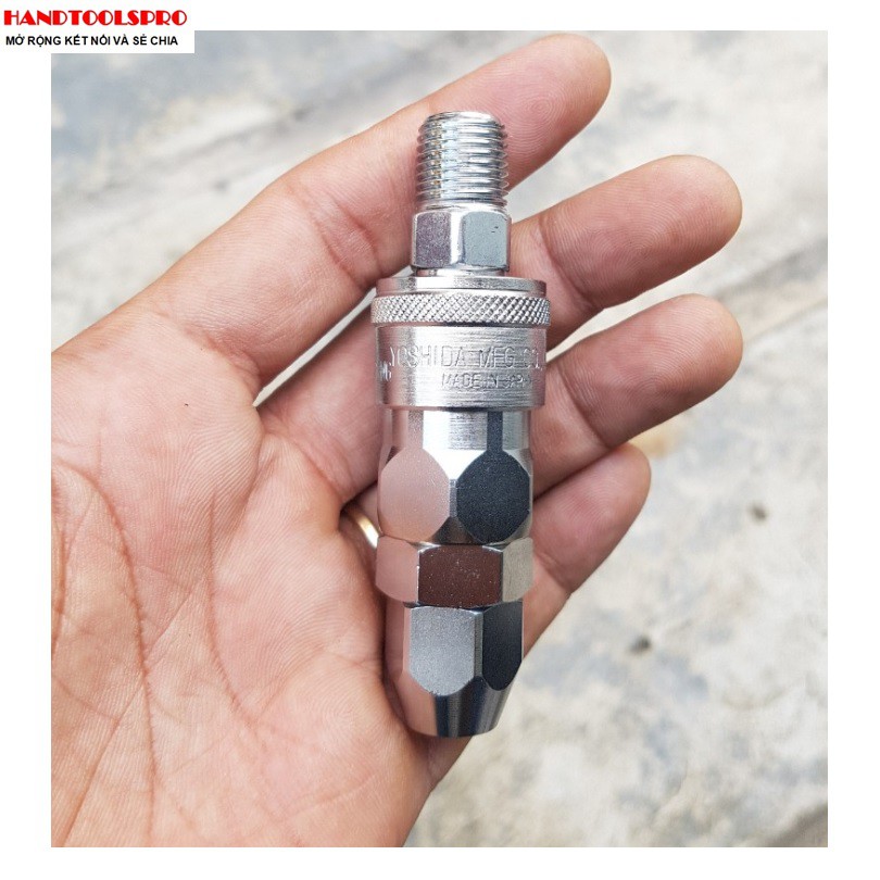 Đầu nối nhanh đai siết NHẬT BẢN 1/4 inch NKC NL-22SB (Dây Ø6.5 ×10Ø)