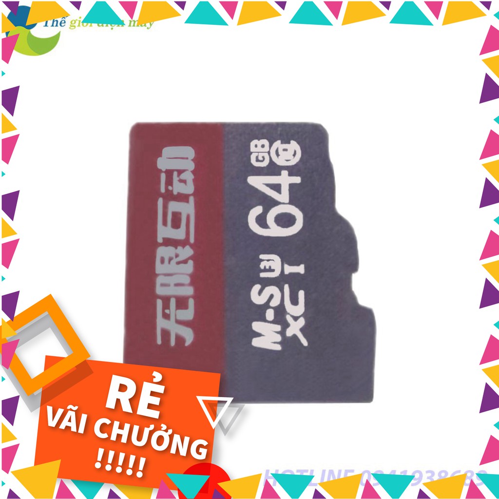 [SALE] Thẻ nhớ Memory Card 64GB U3 Class 10 - Bảo hành 5 Năm - Shop Thế Giới Điện Máy .