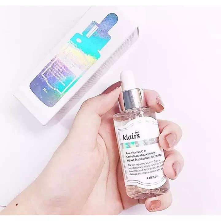 Tinh Chất Làm Sáng Da Mờ Thâm Dear, Klairs Freshly Juiced Vitamin Drop 35ml