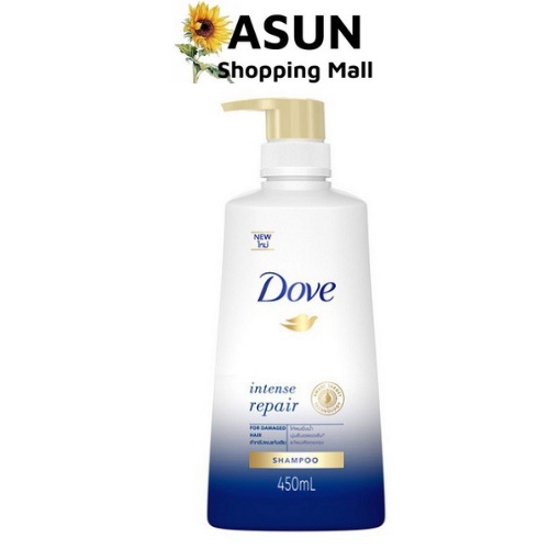 Dầu Gội Dove 450ml Phục Hồi Tóc Hư Tổn, Nuôi Dưỡng Tóc Intense Repair Thái Lan