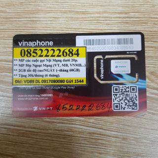 Sim số đẹp tứ quý giữa Vinaphone 10 list 2