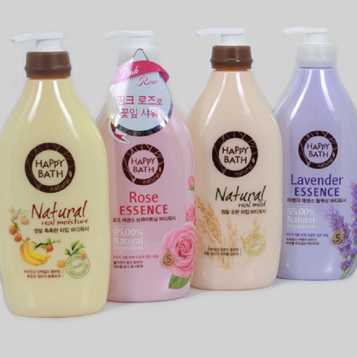 Sữa tắm dưỡng ẩm HAPPY BATH Hàn Quốc 900ml