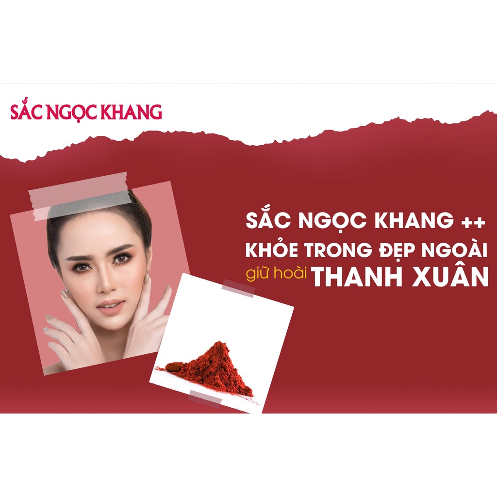 Liệu trình sạch nám- sáng da SẮC NGỌC KHANG [2Hộpviênuống VTL+Kem 10g+Serum+tẩy trang+ srm100g+hoa hồng+chốngnắng 50g]