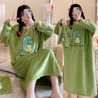 Váy ngủ mùa đông khủng long đáng yêu