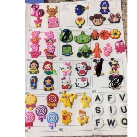 STICKER / JiBITZ GẮN DÉP CROCS , DÉP CÁ SẤU,SỤC. sản phẩm Thảo dược thiên nhiên