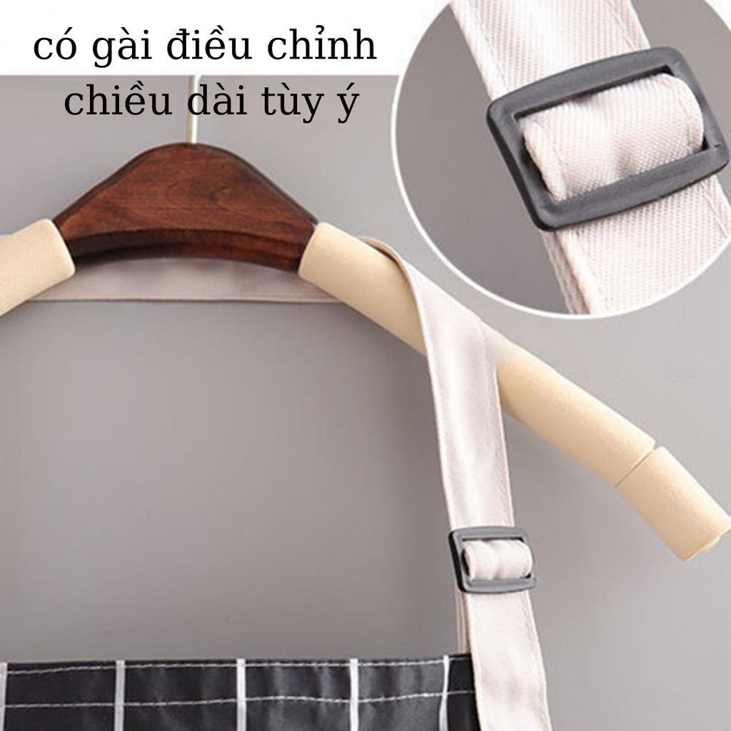 Tạp dề nấu ăn chống nước có lau tay 2 bên và túi đựng đồ TiLoKi TTD01