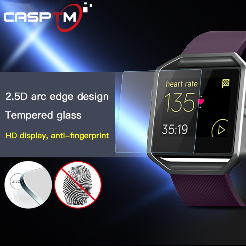 Kính cường lực 2.5D bảo vệ màn hình đồng hồ thông minh Fitbit versa