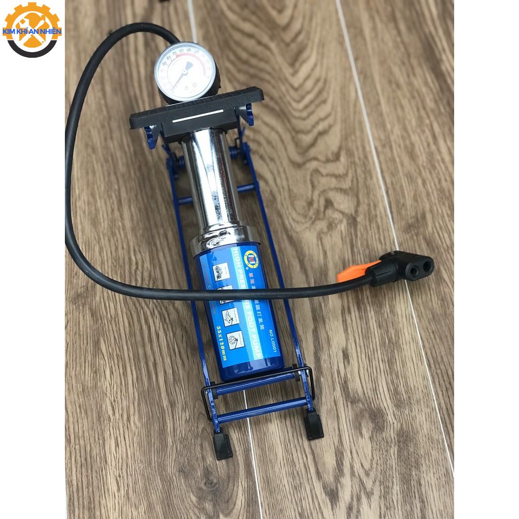 Bơm xe bằng chân 1 ống chính hãng C-MART