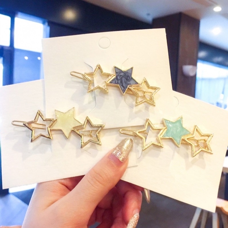 Kẹp tóc hình ngôi sao dễ thương