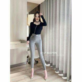 QUẦN BÒ GIẤY GÂN GIỮA 1 CÚC