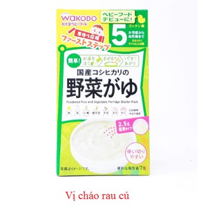 Bột ăn dặm Wakodo cho bé từ 5 tháng tuổi ( nhiều vị )