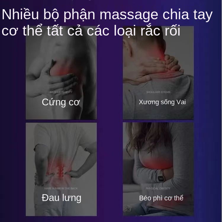 Súng Fascia của Đức massage điện Mỹ Máy thư giãn cơ đa chức năng tại nhà mặt nạ cổ tập thể dục