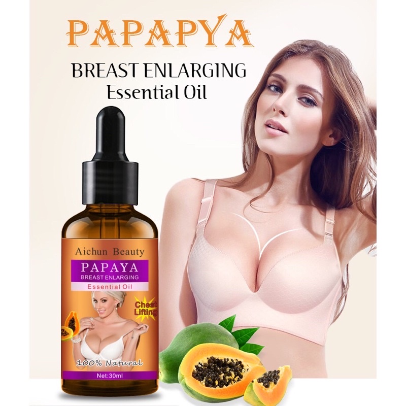 Tinh Dầu Nở Ngực PAPAYA Tăng Vòng 1 Hiệu Quả Tinh Khiết Tự Nhiên( Che Tên)