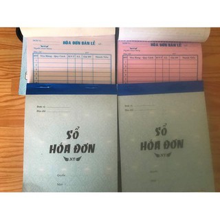 Hóa đơn bán lẻ 1 liên, 2 liên, 3 liên 13x19cm