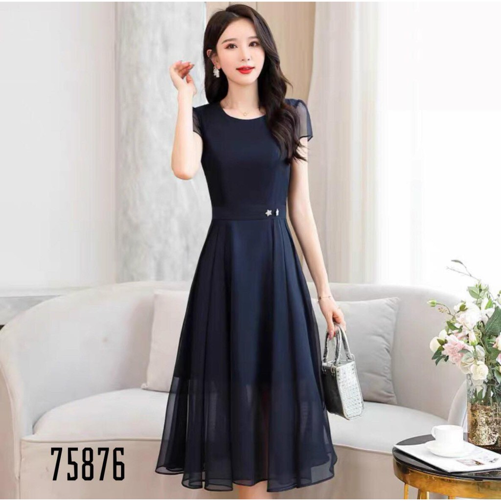ĐẦM XÒE VOAN DỰ TIỆC DUYÊN DÁNG SANG TRỌNG