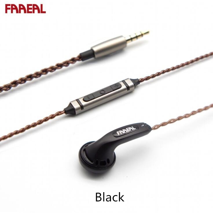 Tai nghe đầu dẹt FAAEAL IRIS 2.0 dạng nhét tai 32Ohm âm thanh HIFI chất lượng cao