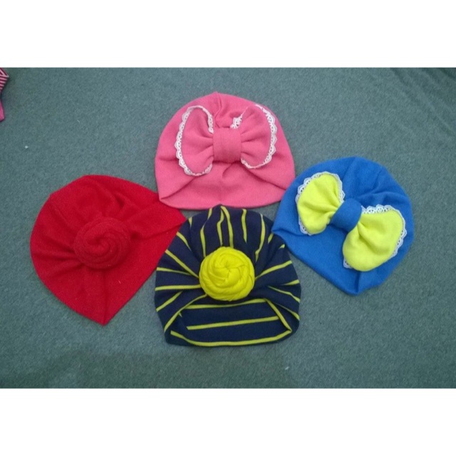 Combo Mũ turban cho bé
