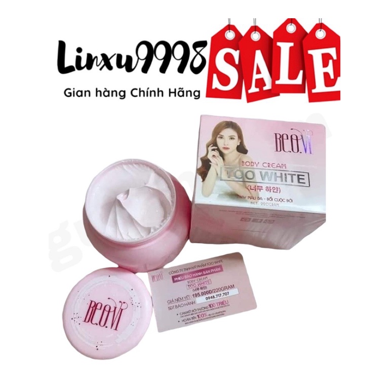 kem trắng da 𝐁𝐎𝐃𝐘 BEOVI TOO WHITE 𝐍𝐔̛𝐎̛́𝐂 𝐇𝐎𝐀 𝟐𝟎𝟐1