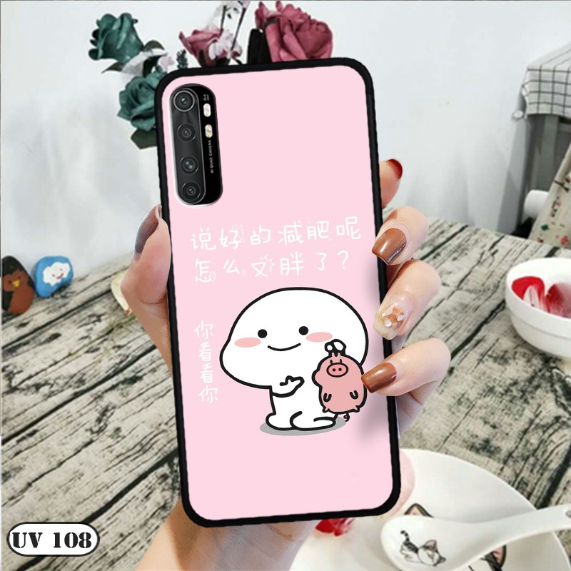 Ốp lưng điện thoại Xiaomi Mi Note 10 Lite  - lưng nhám viền dẻo