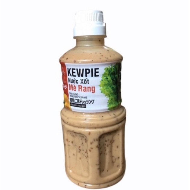 Nước chấm sốt mè rang Kewpie chai 500ml - Món ngon hơn với sốt mè rang