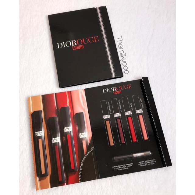 Sample son Dior Rouge Liquid Matte Lipstick