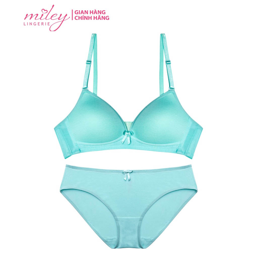 Bộ Đồ Lót Cotton Không Gọng MiLey Lingerie BRW07015- BCS0704 | WebRaoVat - webraovat.net.vn