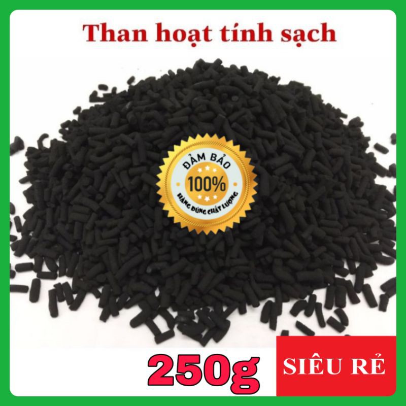 Than hoạt tính dạng viên 250g - vật liệu lọc