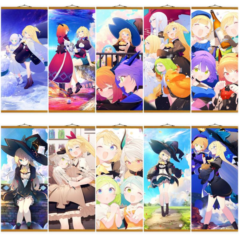 Poster Vải Anime Slime Taoshite 300-nen, Shiranai Uchi ni Level Max ni Nattemashita (2)