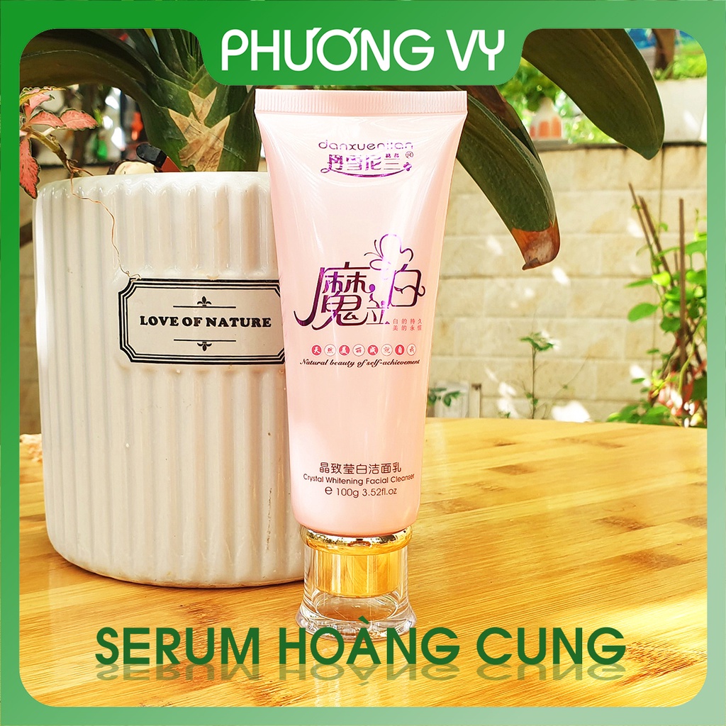 Sữa rửa mặt Hoàng Cung hồng, làm sạch nhờn và dưỡng ẩm cho da, mỹ phẩm Hoàng Cung