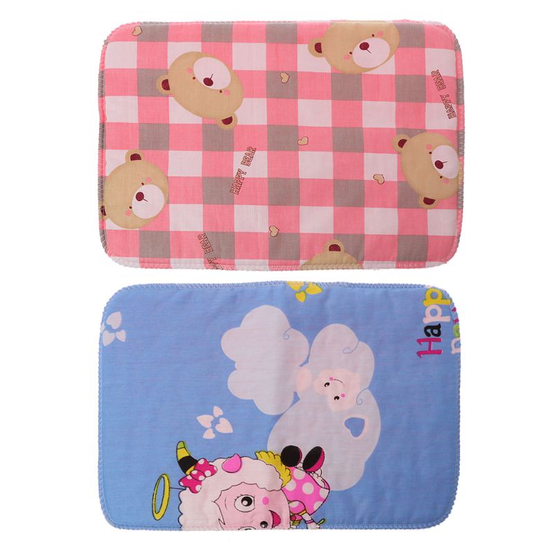 Tấm lót thay tã cho trẻ sơ sinh 25*35cm chống thấm nước có thể tái sử dụng