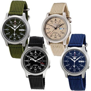 Đồng hồ nam  ♥️FREESHIP♥️Seiko 5 quân đội SEIKO SNK805K2 ♥ FREESHIP ♥ TẶNG 1 DÂY DA BÒ 🎁 size mặt 37mm, dây Nato đủ màu