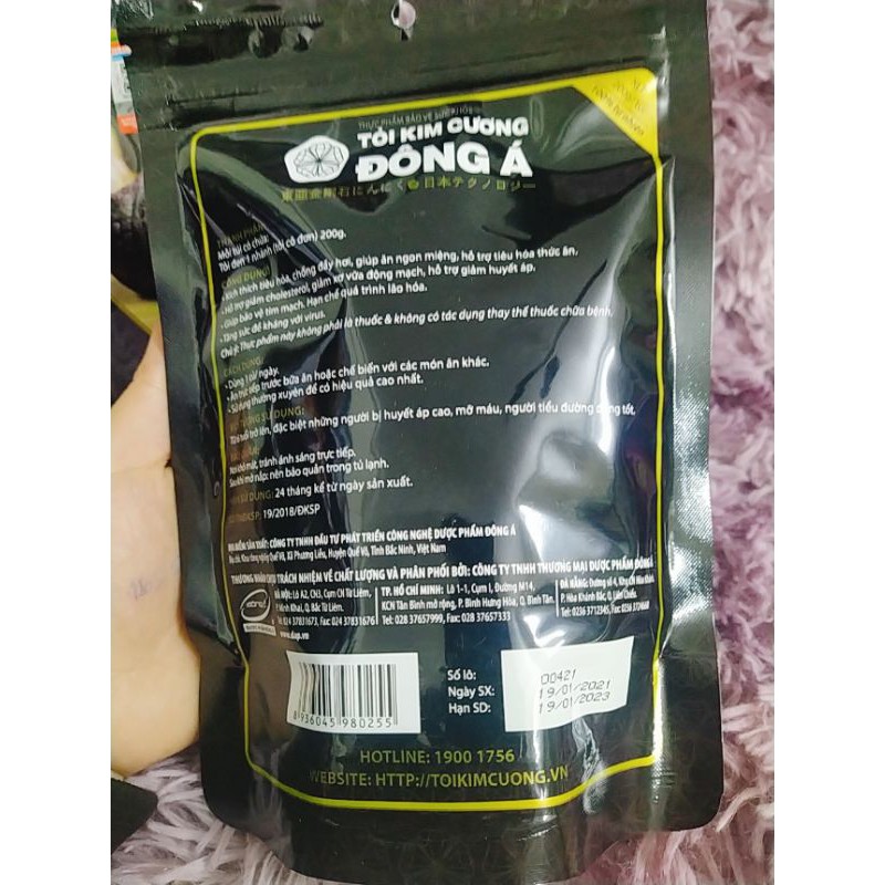 Tỏi đen-Tỏi kim cương Đông Á giảm cholesterol, bảo vệ tim mạch, hạn chế lão hoá