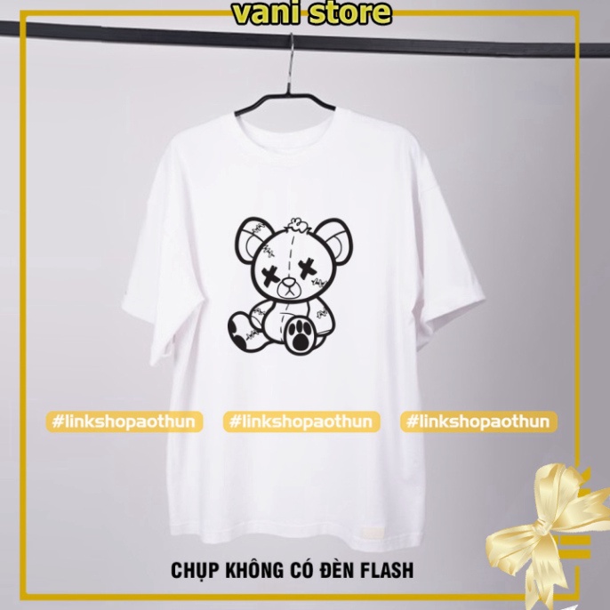 [Tặng Quà] Áo thun GẤU cute XX phản quang 7 màu unisex ( Đen, Trắng) . | BigBuy360 - bigbuy360.vn