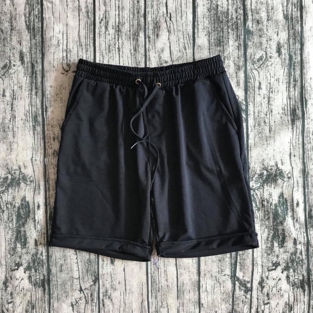 Quần short thun trơn Unisex chất nỉ dày dặn | BigBuy360 - bigbuy360.vn