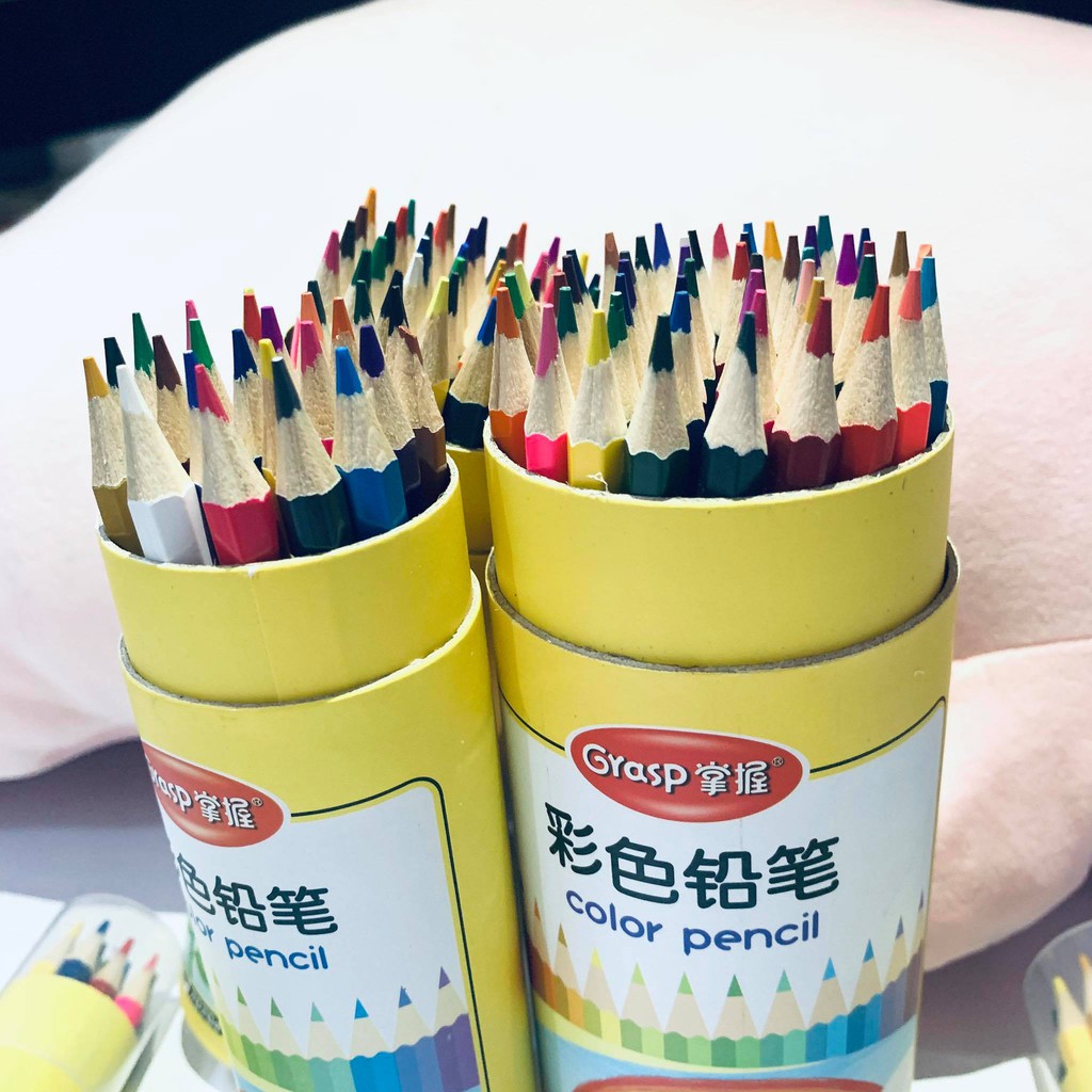 Chì màu Grasp 12,18,24 màu