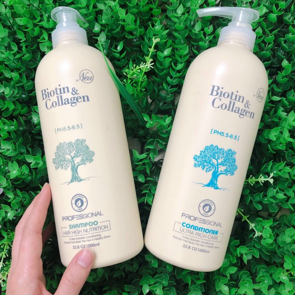 Cặp Dầu Gội Xả Biotin Collagen| Giảm Rụng Tóc, Kích Mọc Tóc, Phục Hồi Tóc Khô Xơ | Hàng Chính Hãng -voistore | BigBuy360 - bigbuy360.vn