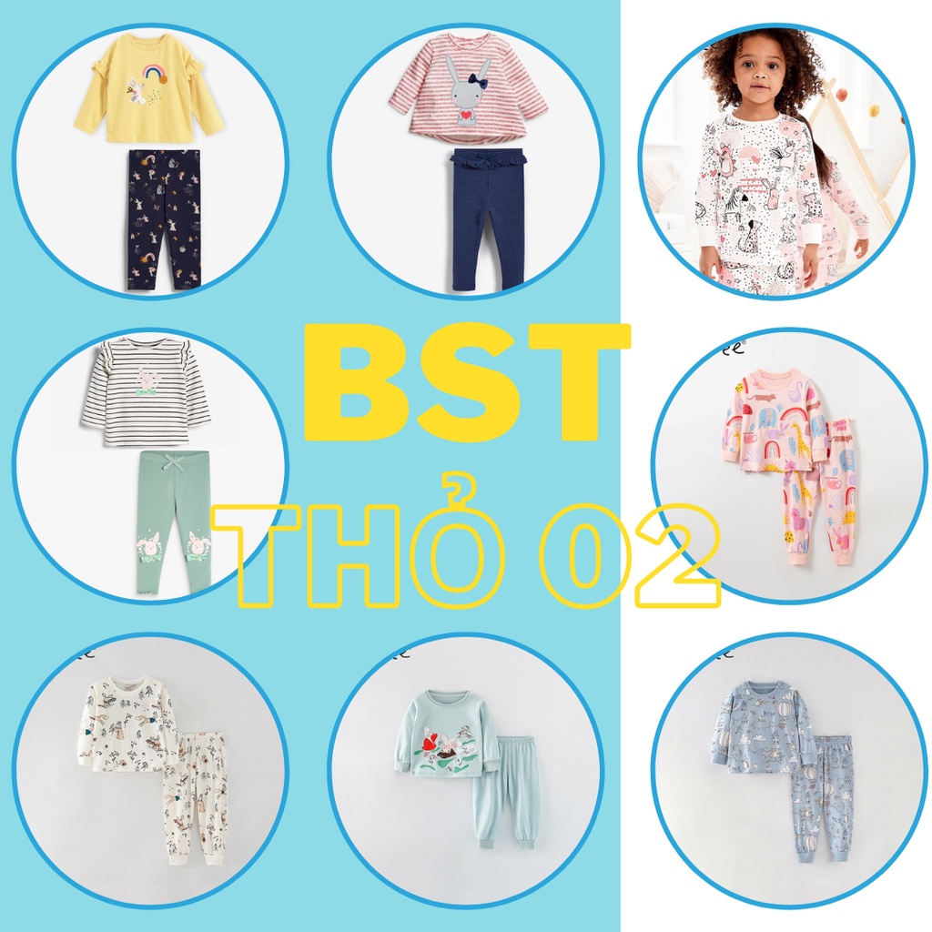 BST bộ cotton thỏ 02 Little Maven/Malwee cho bé gái 2-8 tuổi - Little Maven Official Store
